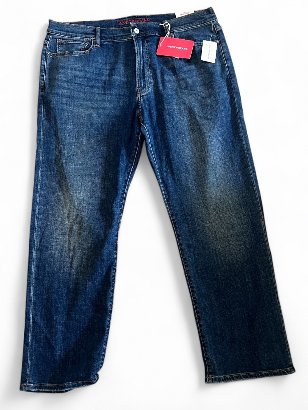 ✨NWT Lucky Brand Men's Classic Vintage Straight Jeans - Dark Blue 38x30